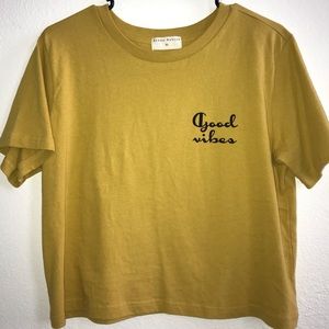 Mustard Crop Top